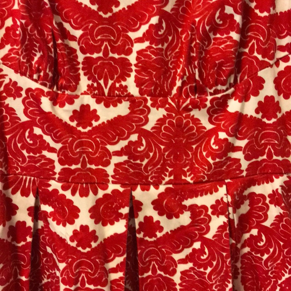 Closet Modcloth red white dress medium - Picture 3 of 7